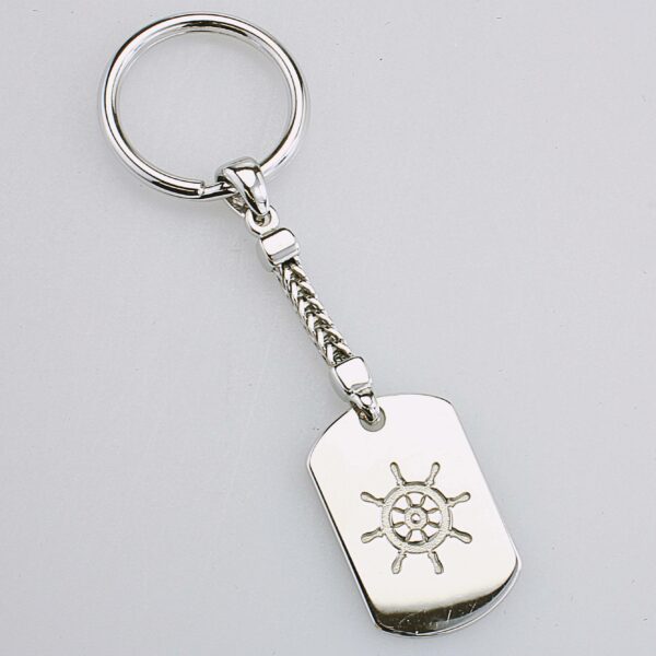 PORTACHIAVI ARGENTO 925°°° CON TIMONE