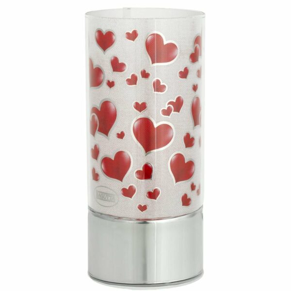 LAMPADA VETRO CON CUORI