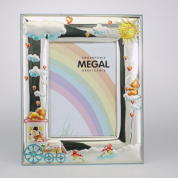 BIMBO CORNICE 13X18 IN ARGENTO BILAMINATO