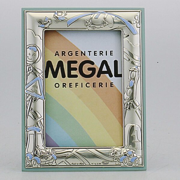 BIMBO CORNICE 6X9 IN ARGENTO BILAMINATO