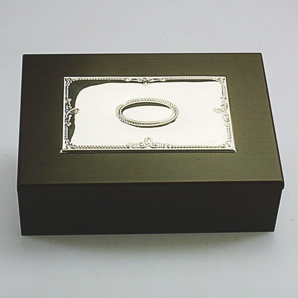 SCATOLA 19X14X16 IN ARGENTO BILAMINATO