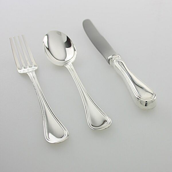 POSATINE BIMBO INGLESE IN ARGENTO 800°°