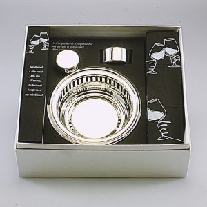 SET 3 ACCESSORI VINO IN SILVER PLATED