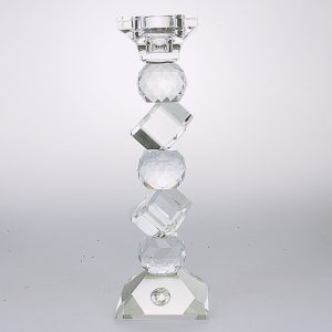 CANDELABRO IN CRISTALLO CM 25