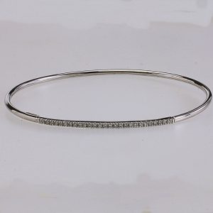 BRACCIALE RIGIDO IN ORO CON DIAMANTI