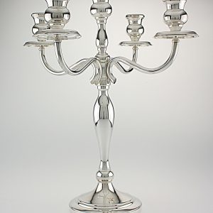 CANDELABRO IN ARGENTO 925°°° CINQUE FIAMME        Cm 47