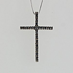 COLLANA IN ORO E DIAMANTI NERI