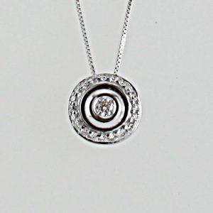 COLLANA PUNTO LUCE IN ORO E DIAMANTI