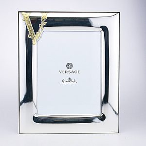 CORNICE IN ARGENTO BILAMINATO " VERSACE" 15X20